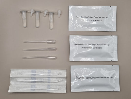 3 in 1 Cat Rapid Test Kit - FPV, FCV and FIPV Rapid Test Kit